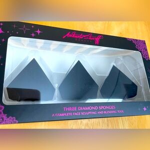 Ashunta Sheriff Beauty Sponges Pack Of Three Diamond Shape NEW